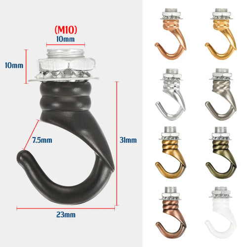 Vintage Deckenhaken für Pendelleuchten Hängelampen in Farben ~2801