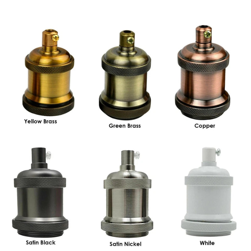 Vintage Lampenpendel Set