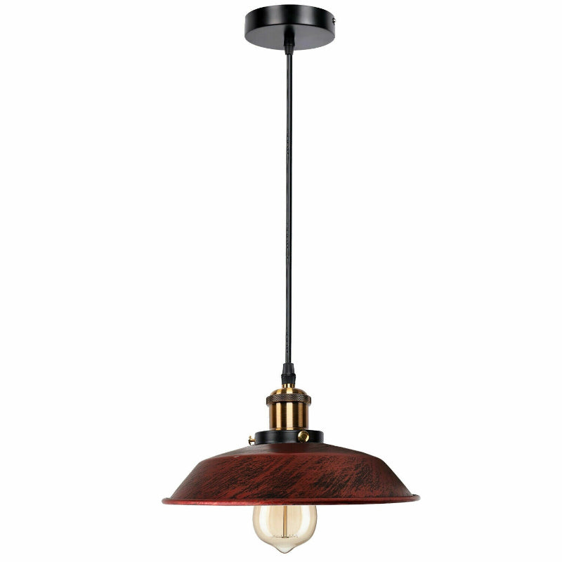 Vintage Metallschirmlampe