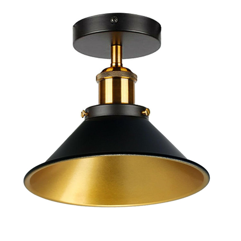 Vintage Metallstrahler Decke