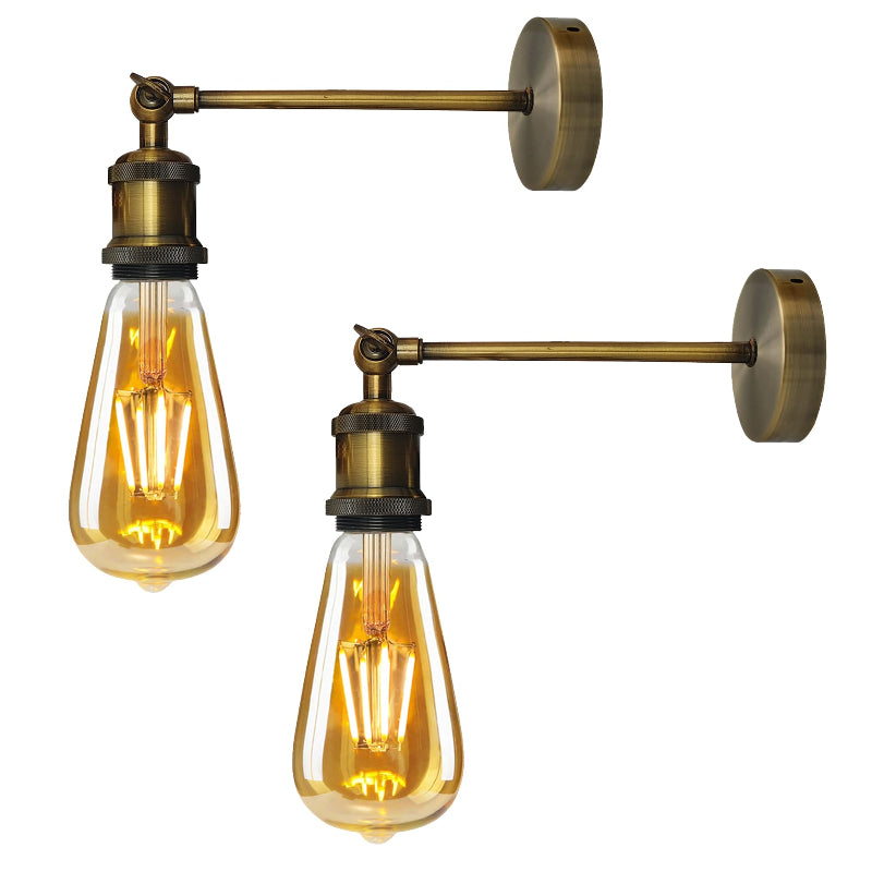 Vintage Nachttischlampe Wandmontage