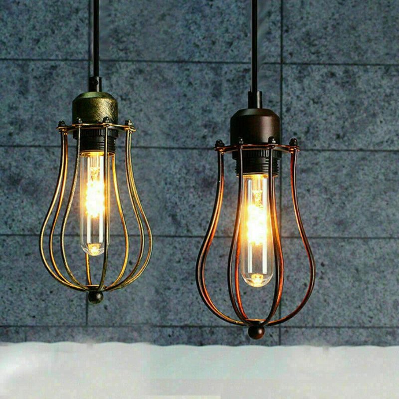 Vintage Pendelleuchte E27 verstellbar