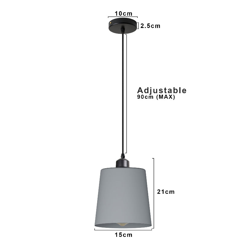Vintage Pendelleuchte & Hangelampe Schirm 22cm |E27