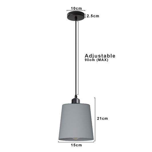 Vintage Pendelleuchte & Hangelampe Schirm 22cm |E27