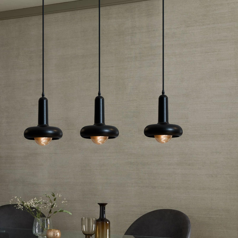 Vintage Pendelleuchte mit Metallschirm E27