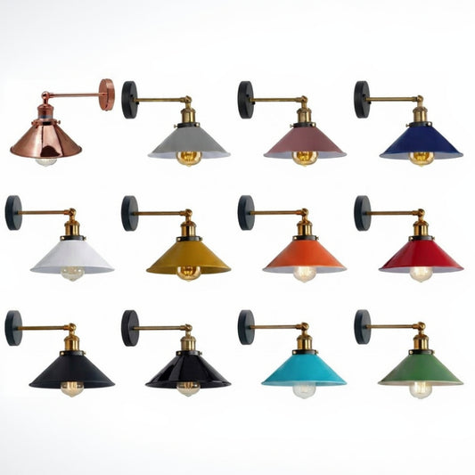 Vintage Wandlampe Industrie Stil