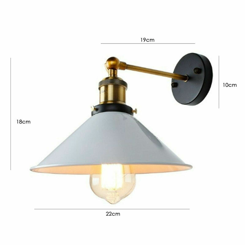 Vintage Wandleuchte E27 Industrial
