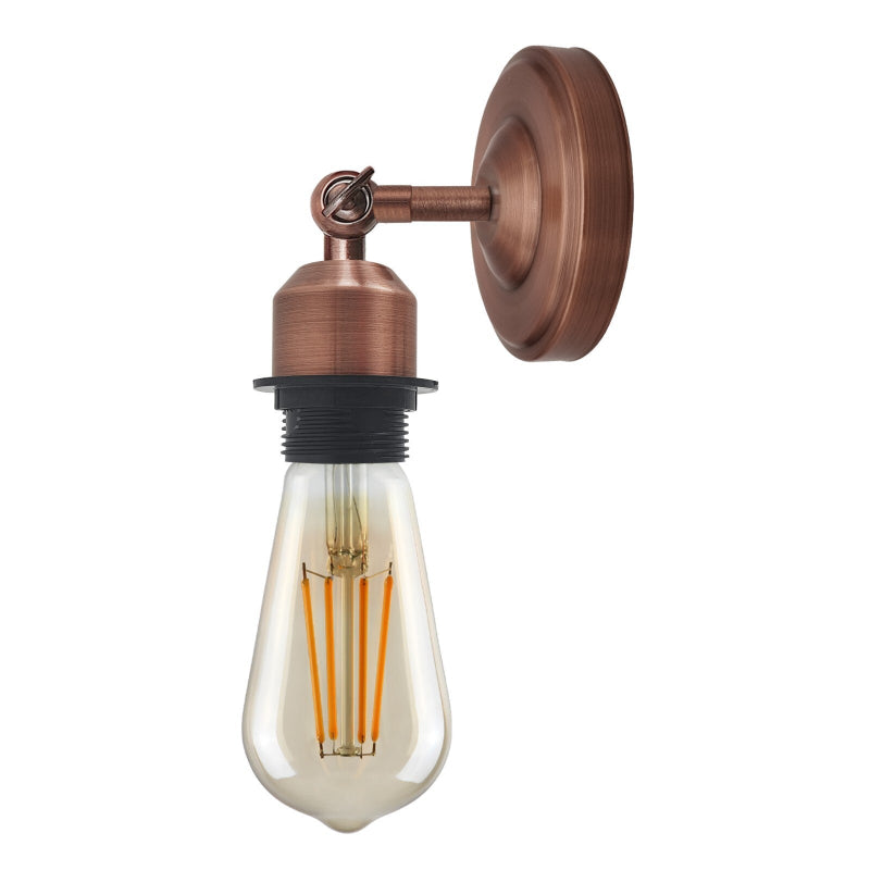 Vintage fassung wandleuchte gold