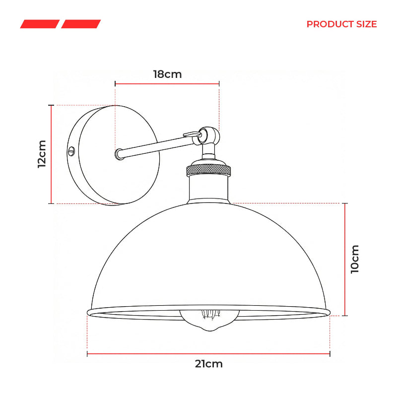 Wandlampe für Schlafzimmer Nachttisch