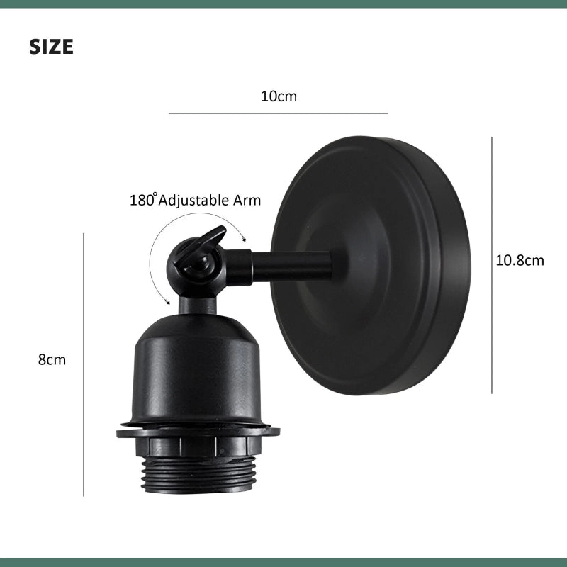 Wandlampe gelbes messing gelenk