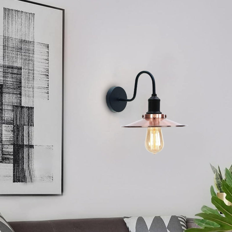 Wandlampe im Industrial Design für Wohnzimmer