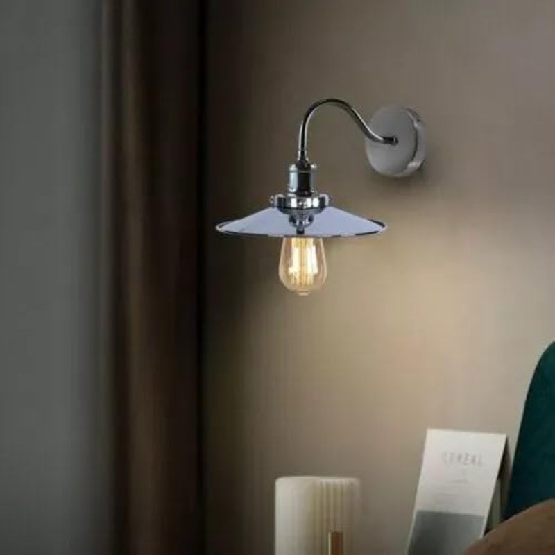 Wandleuchte Gebürstetes Silber