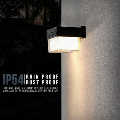Applique moderna a LED IP54 da 7 W, bianco e nero, 3000 K ~ 2567