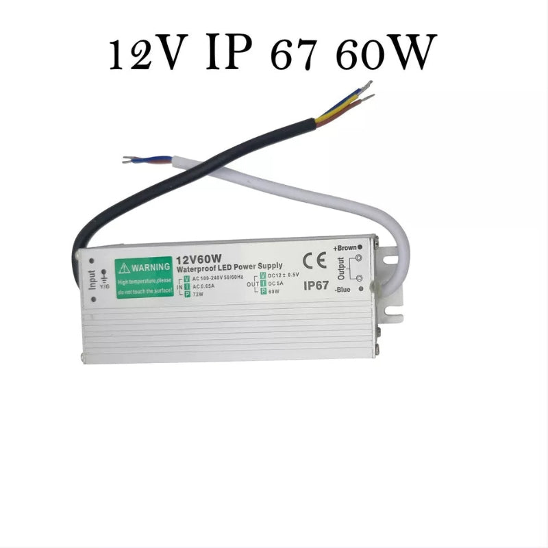 Wasserdichter LED-Treiber 12V 60W IP67