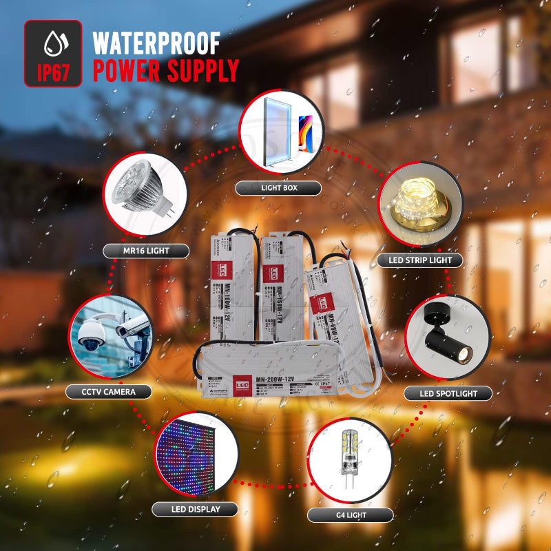 Wasserdichter LED-Treiber für den Außenbereich
