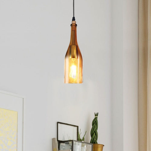 Retro Weinflasche hängelampen deckenleuchte wohnzimmer~2887