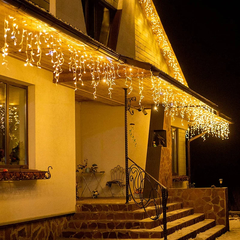 Kerst LED Gordijn String Light Decoraties voor thuis~2804