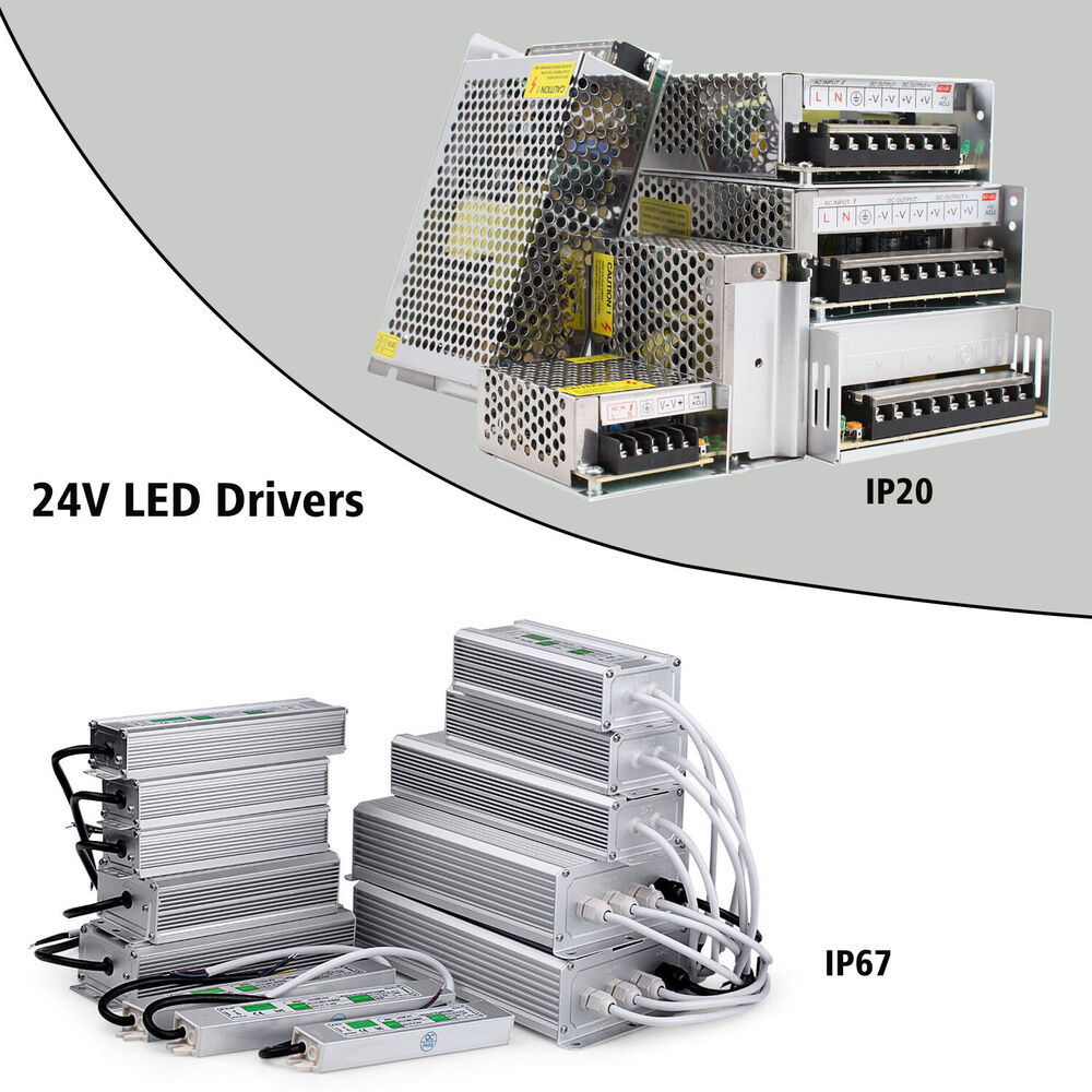 Hochwertiger 24V Transformator und LED-Adapter