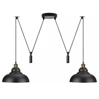 Vintage Pendelleuchte 2 Kopf Deckenleuchte Hängelampe ~ 3187 variant