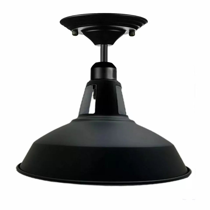 Kurviger Lampenschirm für Deckenleuchte im Retro-Stil