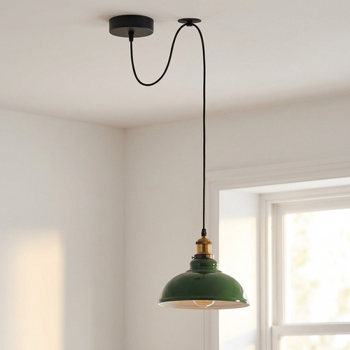 Affenschaukel Pendelleuchte – Dezentrale Hängelampe Loft | Ø 29cm | E27 ~3864