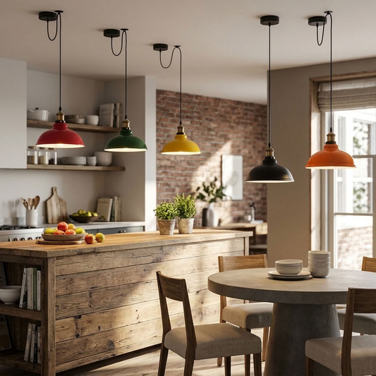Affenschaukel Pendelleuchte – Dezentrale Hängelampe Loft | Ø 29cm | E27 ~3864