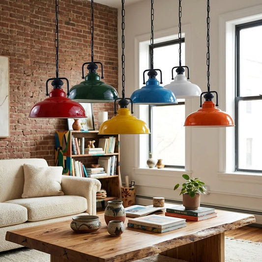 Industrial Pendelleuchte Retro Küche Hängelampe mit Hängekette - E27~3875