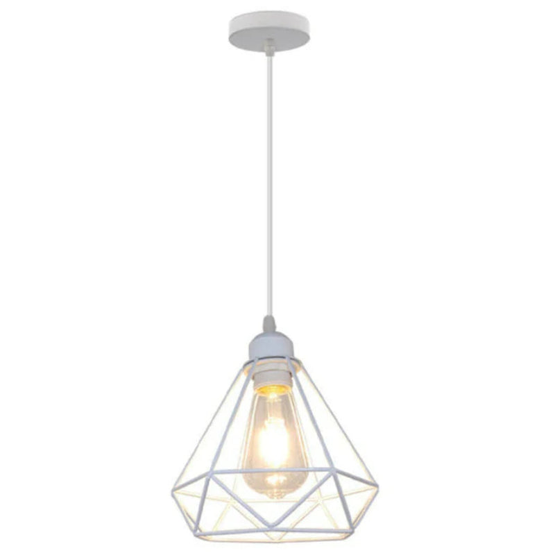 Drahtkäfig Lampenschirm, 20 cm Pendelleuchte für modernes Ambiente