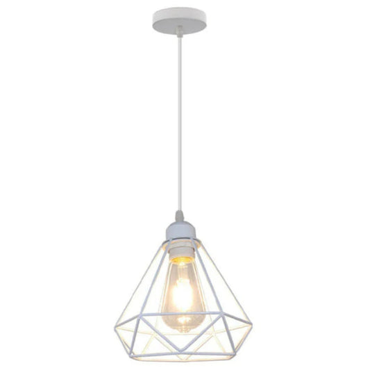 Drahtkäfig Lampenschirm, 20 cm Pendelleuchte für modernes Ambiente