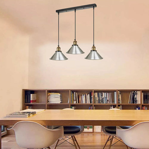 Vintage Pendelleuchten 3-flammig retro lampen~1633