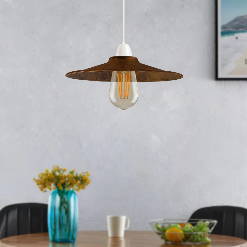 flachen_Metall-Lampenschirm