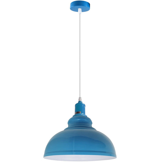 Vintage Industrial Loft Hänge Leuchte Schirm Decken Pendelleuchten  ~3244