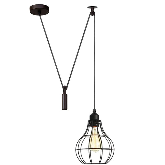 Pendelleuchte Vintage E27, höhenverstellbar ~3335