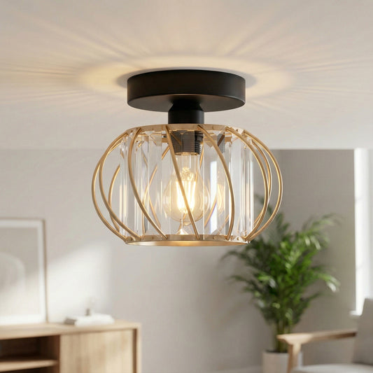 Nordische schlichte Glas Deckenleuchte ~3575