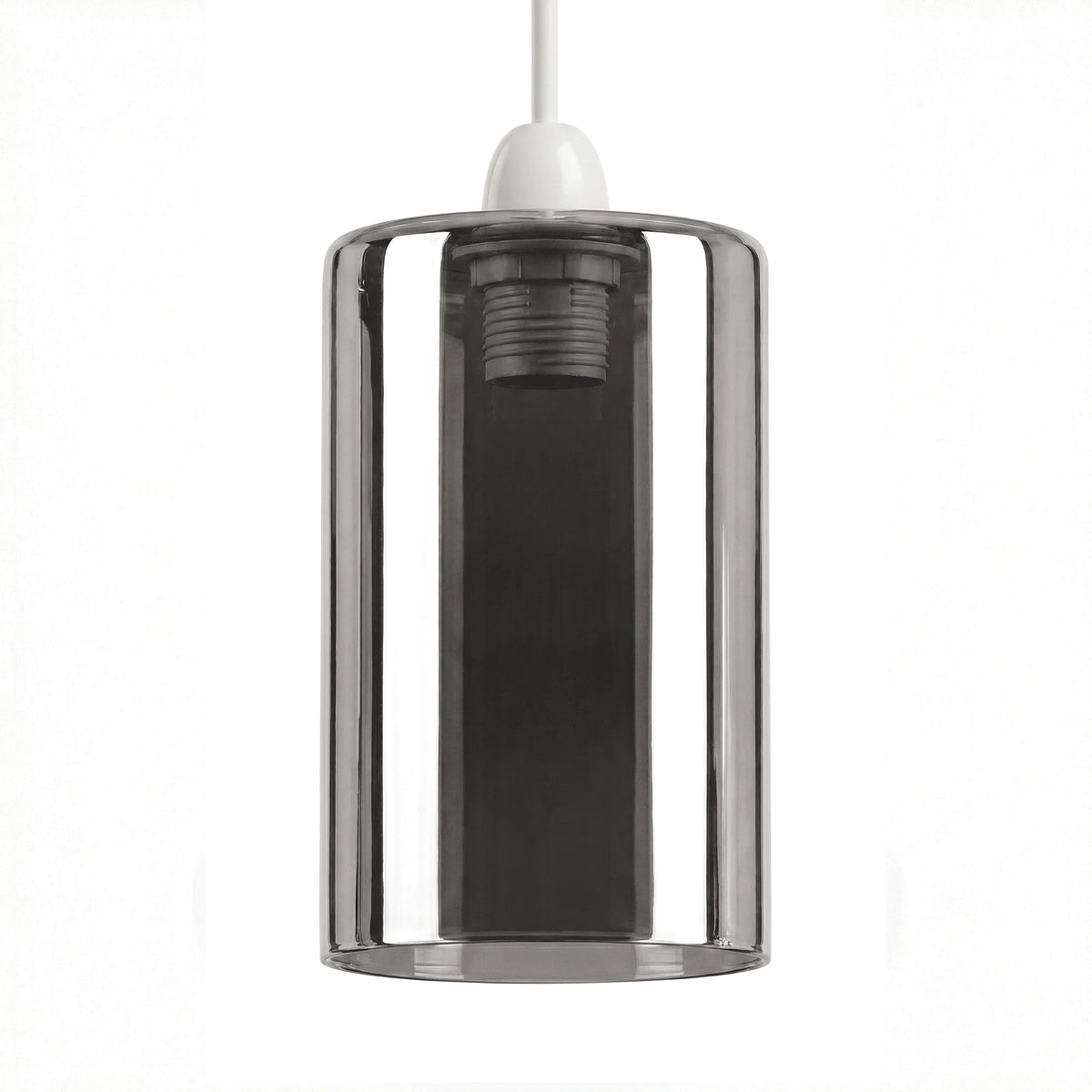 Zylinder Glas Lampenschirm Ø9cm
