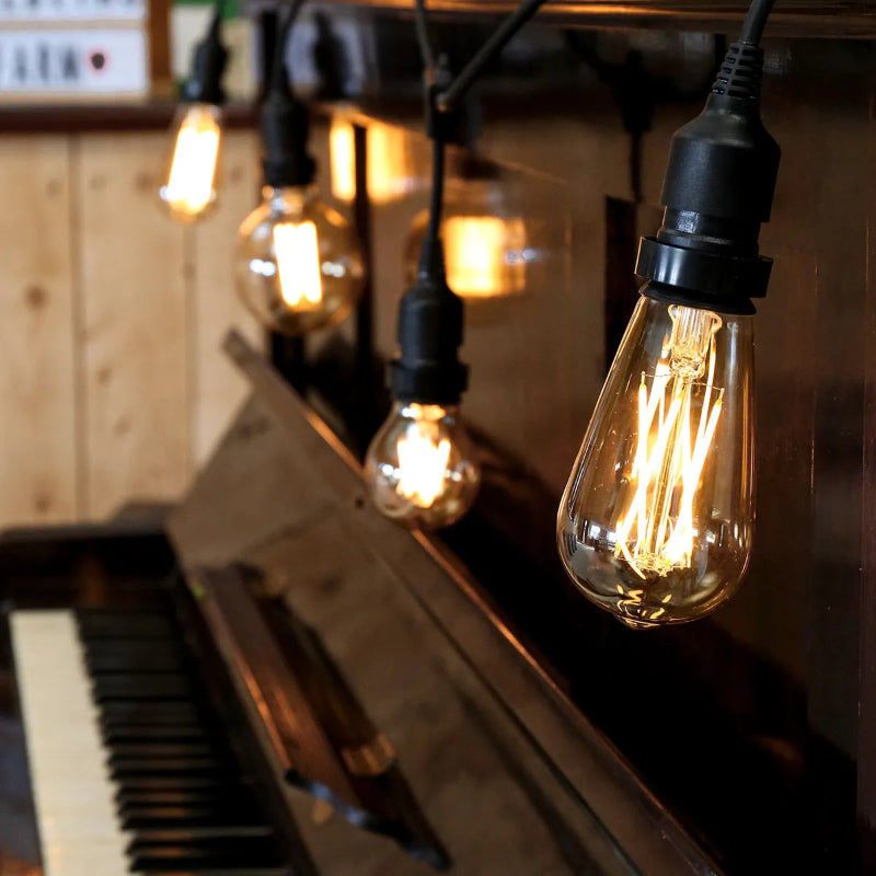 Warmweiße ST64 E27 LED Glühbirne für gemütliche Atmosphäre