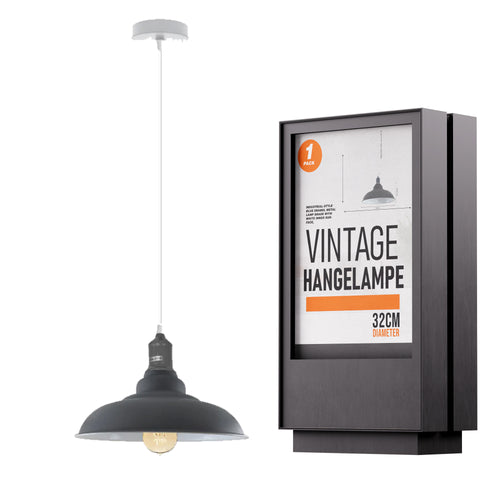 Vintage Pendelleuchte E27 Hangelampe Ø 32cm ~3006