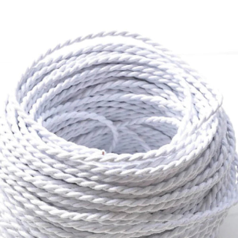 hochwertiges 2-adriges verdrilltes weißes Kabel 