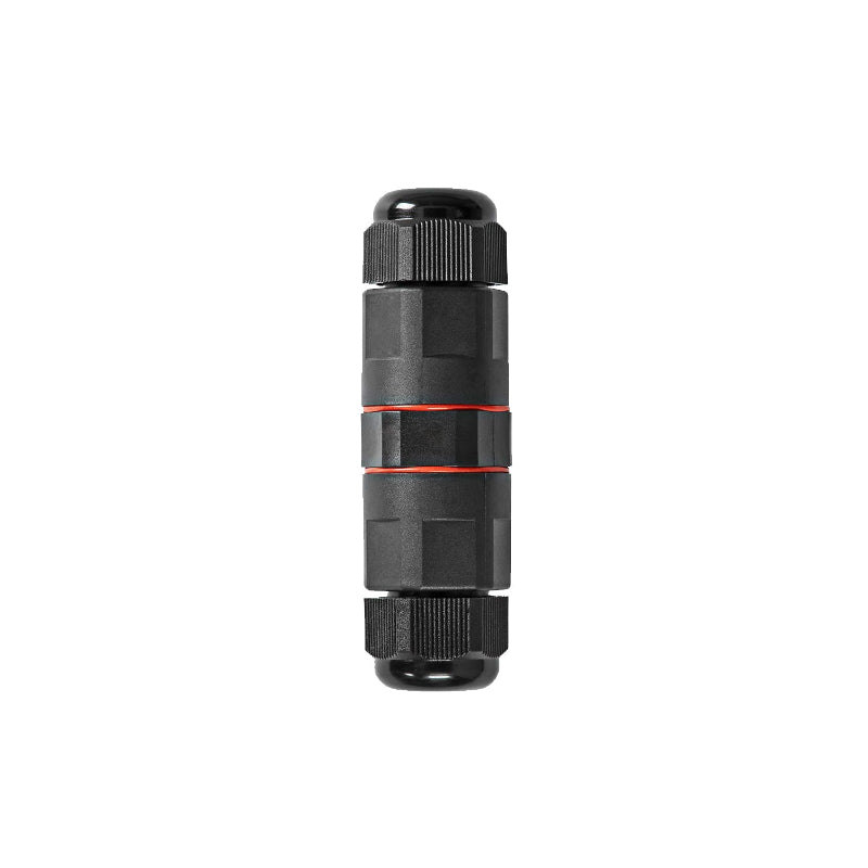 Roter I-Stecker für sichere Kabelverbindung.