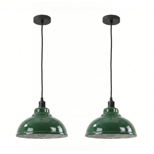 2er Set Urban Classics Industrial Hängelampe Esszimmer E27 ~3648