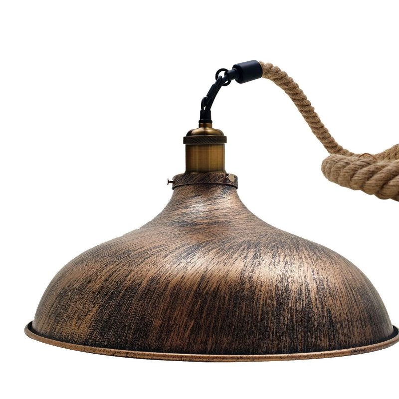 industrial pendelleuchte e27 mit hanfseil kaufen