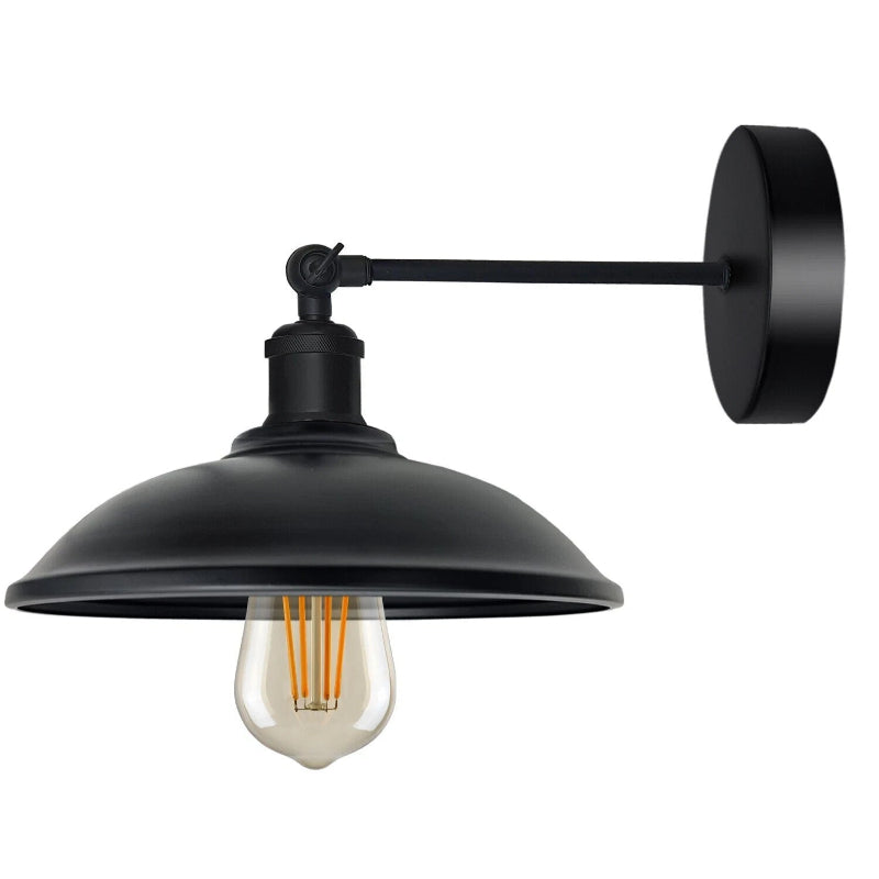 industrial wandlampe gold innen