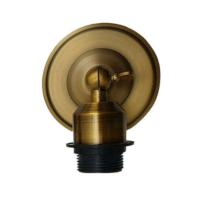 industrial wandspot aus metall in messing oder kupfer optik
