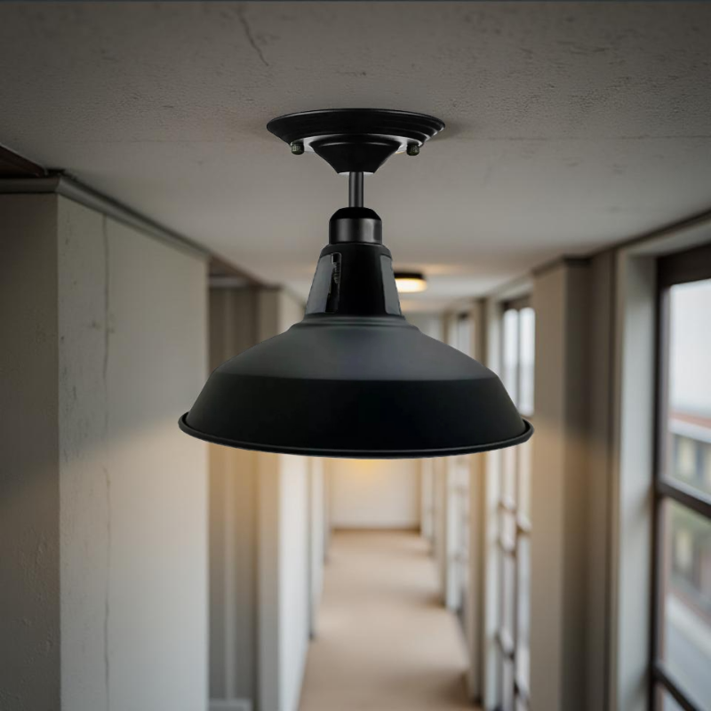 Industrieller Lampenschirm 300 mm für LED-Deckenlampen