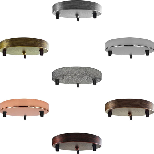 Loftroset med 3-snors håndtag til loftlampe ~ 2690