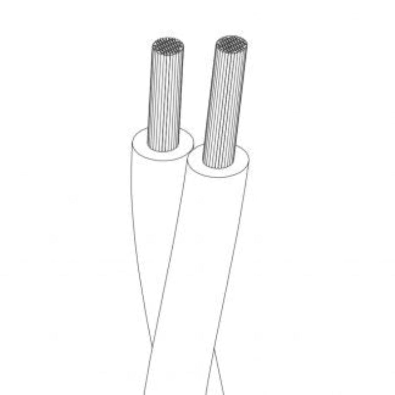 Flexibles, schwarzes 0,75mm Textilkabel mit gedrehter Optik für Lampen und Leuchten