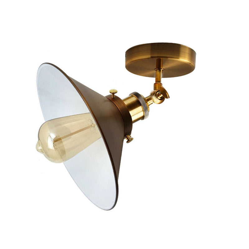 kleine verstellbare deckenlampe vintage stil