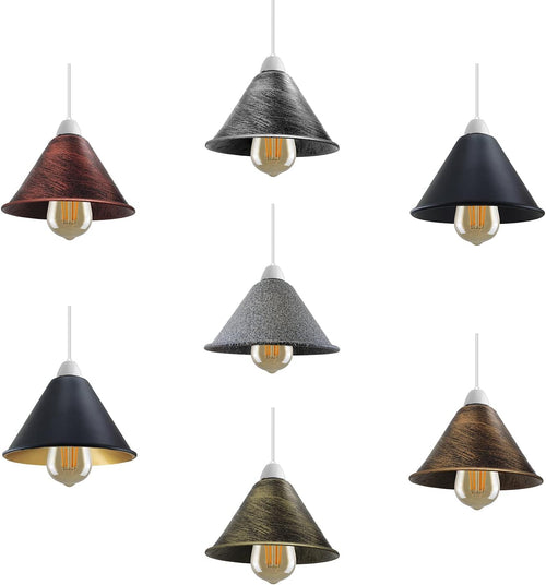 Einfach anzubringender Lampenschirm aus Metall ~2719