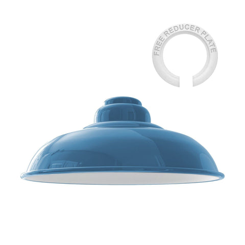 Paralumi colorati E27 – Facili da installare a soffitto e a parete ~3251 - Variant: Azzurro chiaro