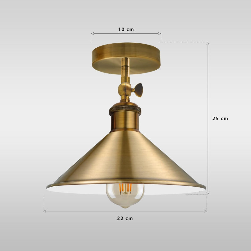 ledsone deckenleuchte messing